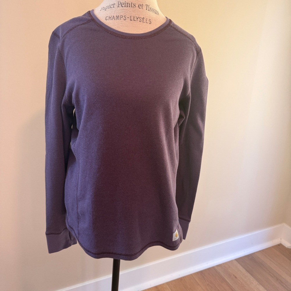 Carhartt Force Women's Purple Thermal Long Sleeve Size XXL